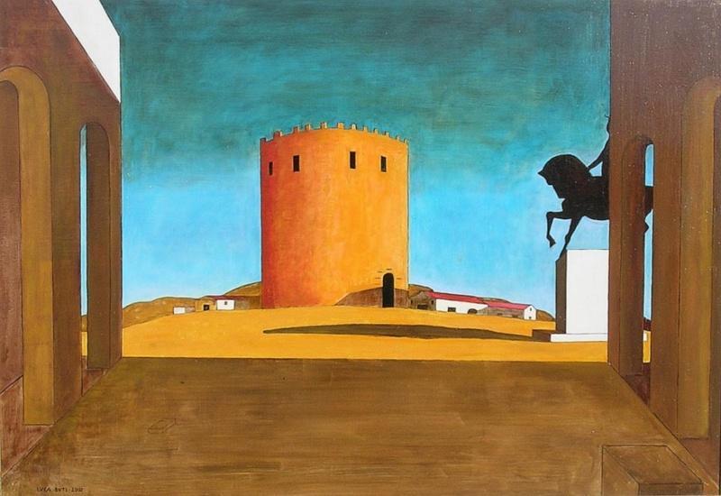 La Tour rouge de Chirico